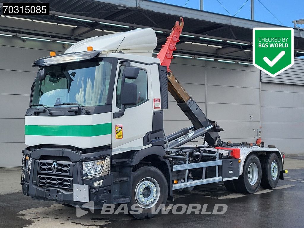 Renault C 430 6X4 20tons Dalby containersystem Lift+Steering axle Automatic Optibrake Euro 6