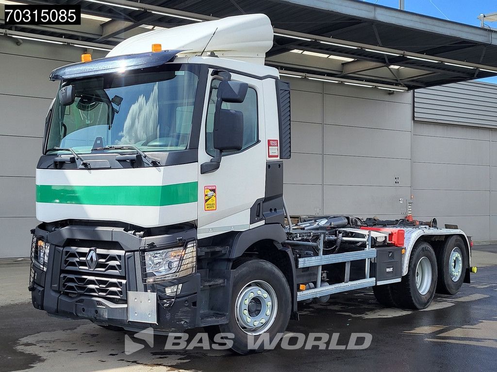 Renault C 430 6X4 20tons Dalby containersystem Lift+Steering axle Automatic Optibrake Euro 6