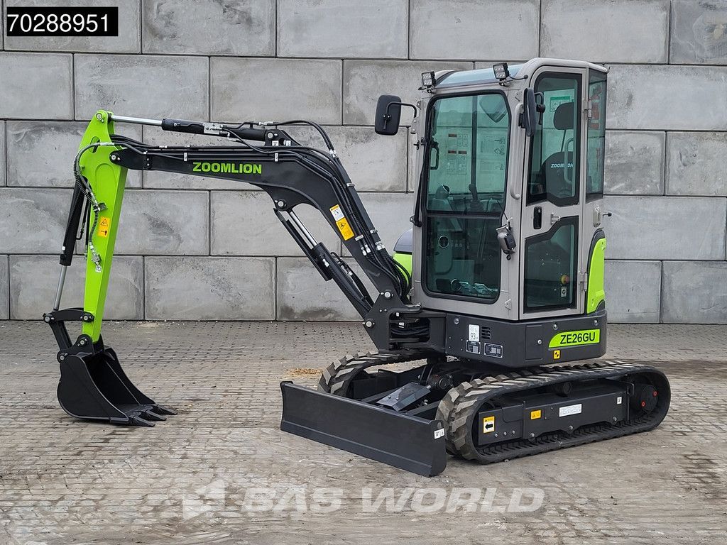 Zoomlion ZE26 GU FACTORY WARRANTY – CE CERTIFIED - KUBOTA ENGINE