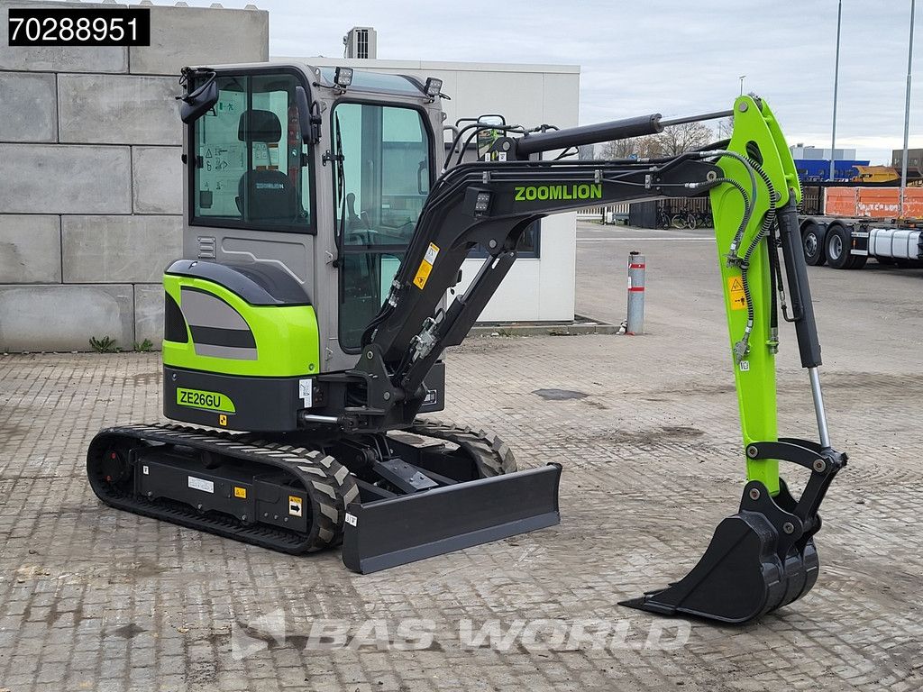 Zoomlion ZE26 GU FACTORY WARRANTY – CE CERTIFIED - KUBOTA ENGINE