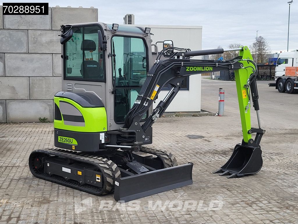 Zoomlion ZE26 GU FACTORY WARRANTY – CE CERTIFIED - KUBOTA ENGINE
