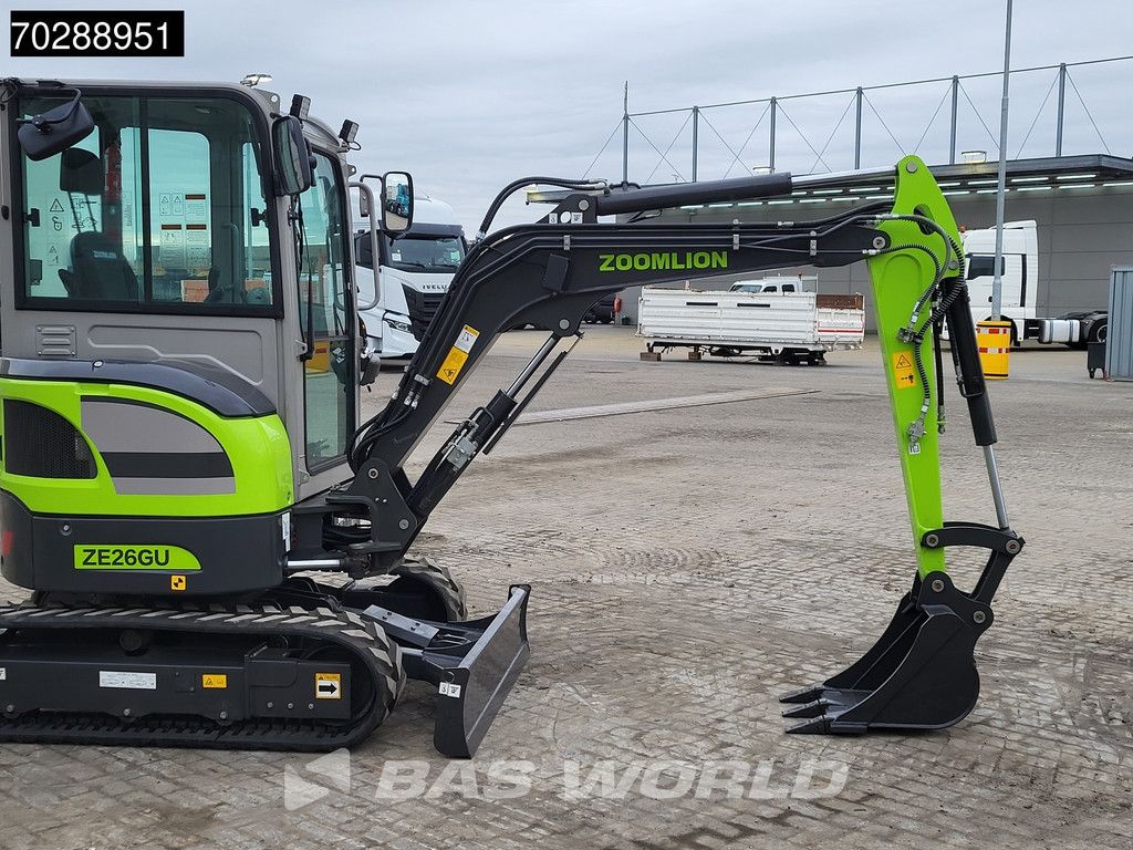Zoomlion ZE26 GU FACTORY WARRANTY – CE CERTIFIED - KUBOTA ENGINE