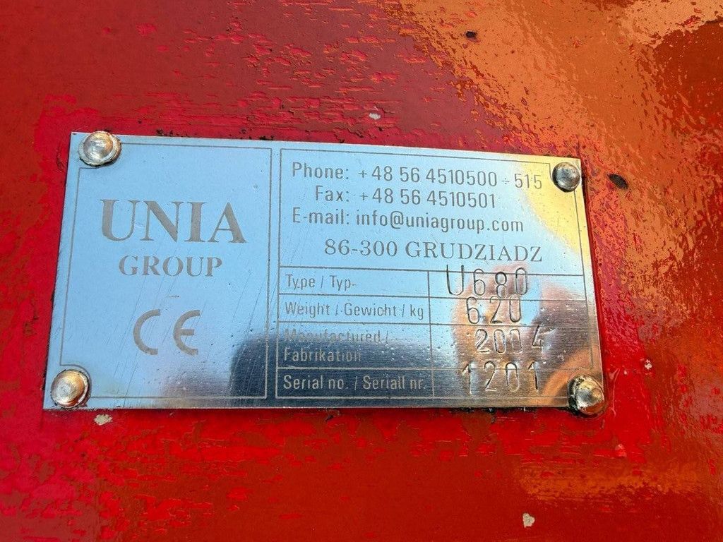 Cultivator Unia U680 2004