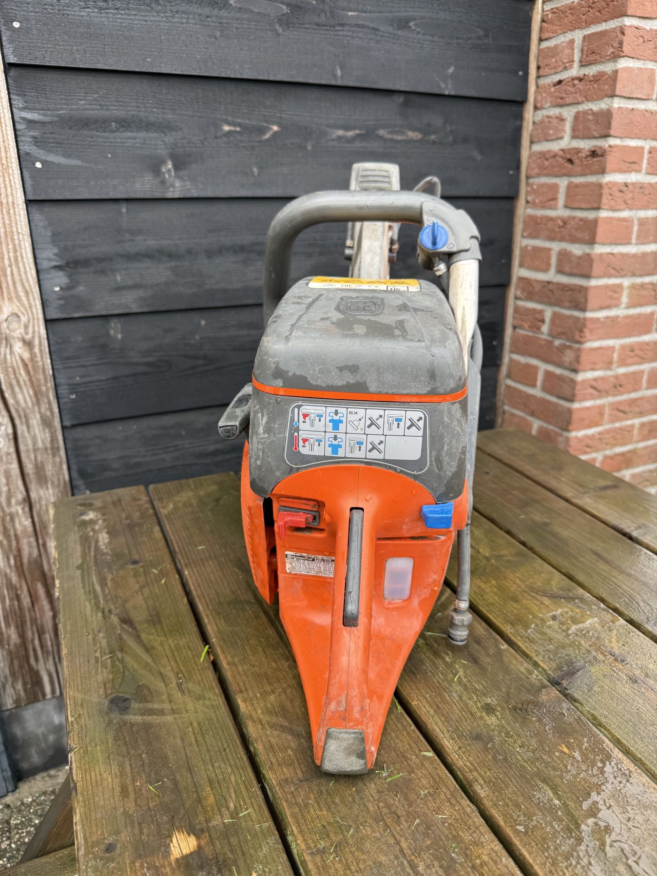 Husqvarna K770 motorslijper, bandenzaag