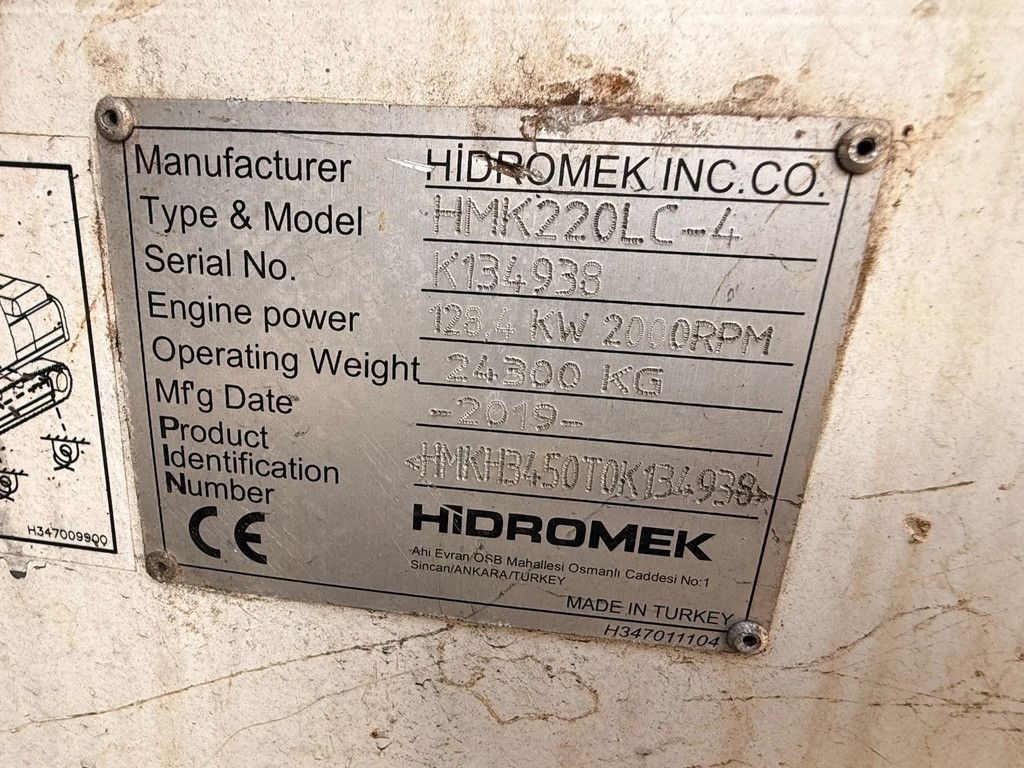 Hidromek HMK220LC-4