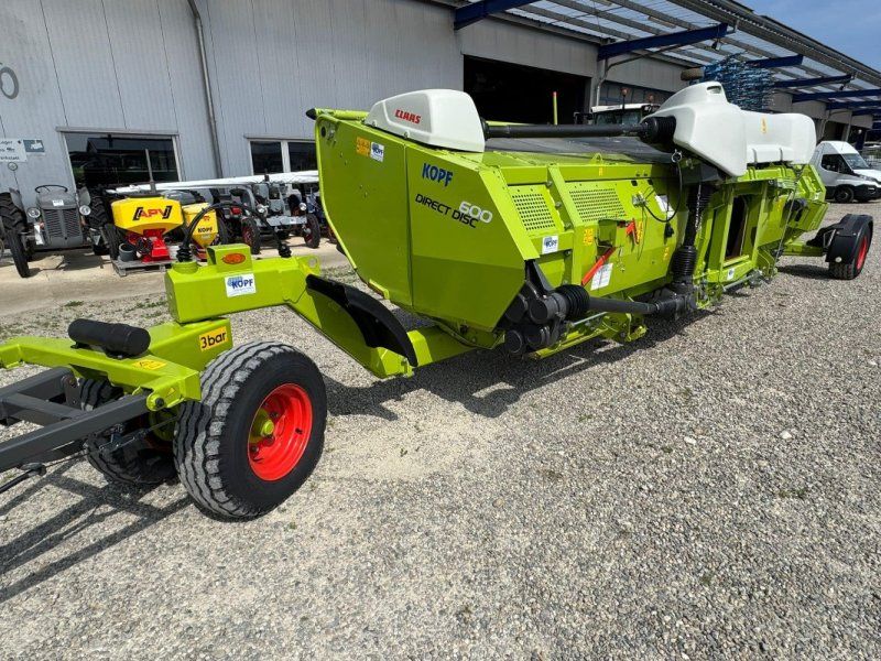 Claas Direct Disc 600 große Walze Ø800, 2 Achs-Wagen