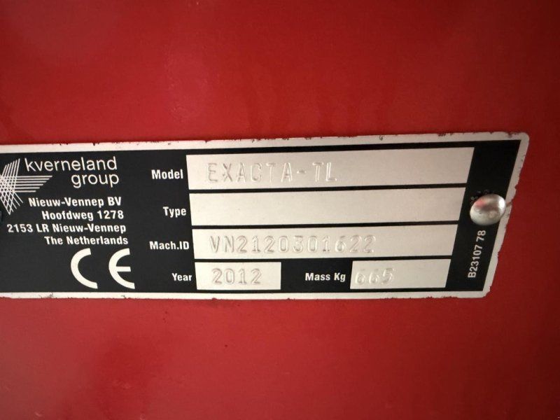 Kverneland Exacta TL WIEGESTREUER