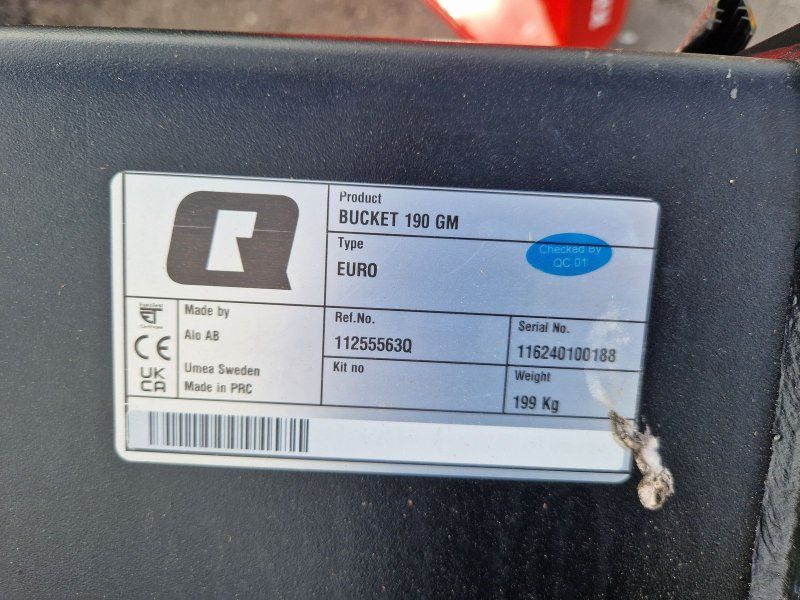 Quicke AlöQuicke Leichtgutschaufel GM 190 m.Euro Aufn