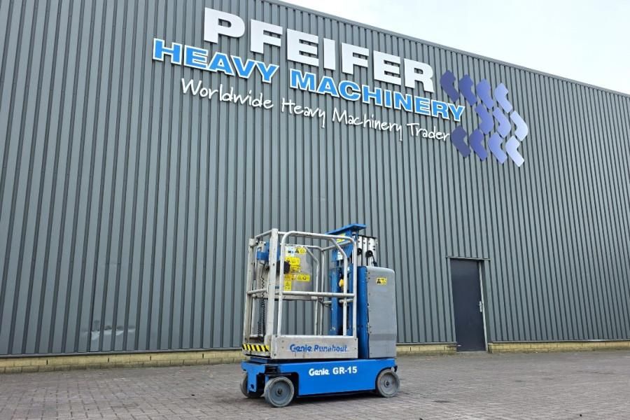 Genie GR15 Electric, 6.5m Working Height, 227kg Capacity