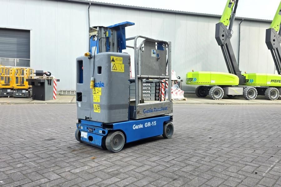 Genie GR15 Electric, 6.5m Working Height, 227kg Capacity