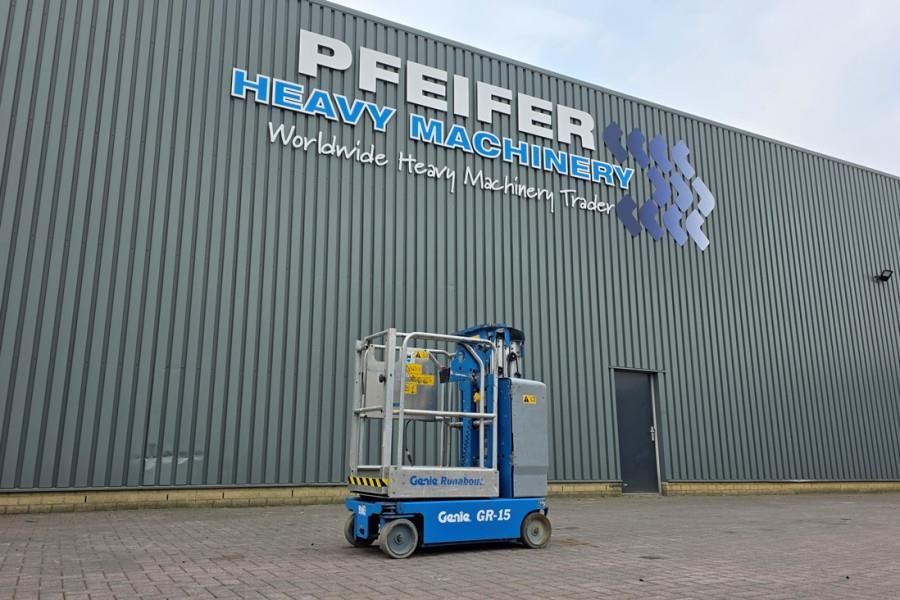 Genie GR15 Electric, 6.5m Working Height, 227kg Capacity