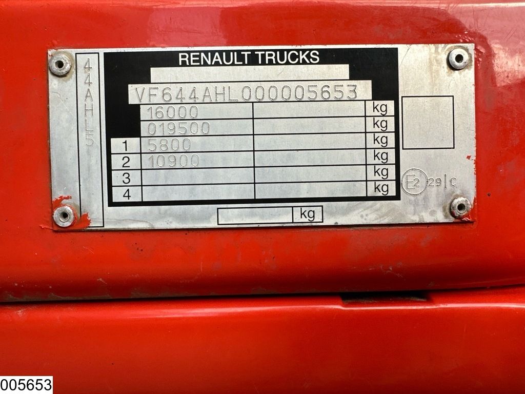 Renault Midlum 270 Dxi EURO 5, Steel suspension, Fuel 11330 Liter