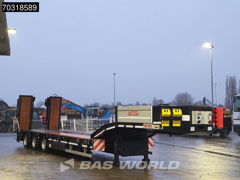 GVN LOWBED 3 Achsen NEW! Lift + Steering Axle Hydraulic Foldable Ramps