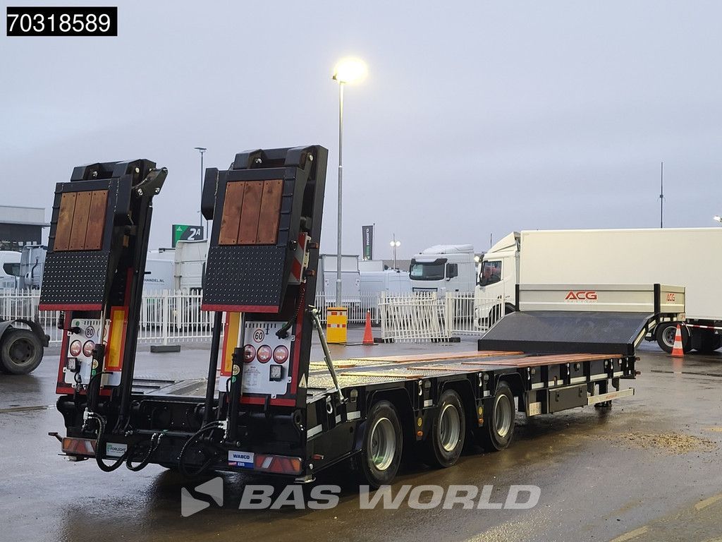 GVN LOWBED 3 Achsen NEW! Lift + Steering Axle Hydraulic Foldable Ramps