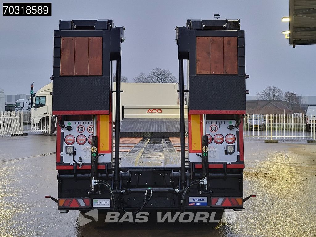 GVN LOWBED 3 Achsen NEW! Lift + Steering Axle Hydraulic Foldable Ramps