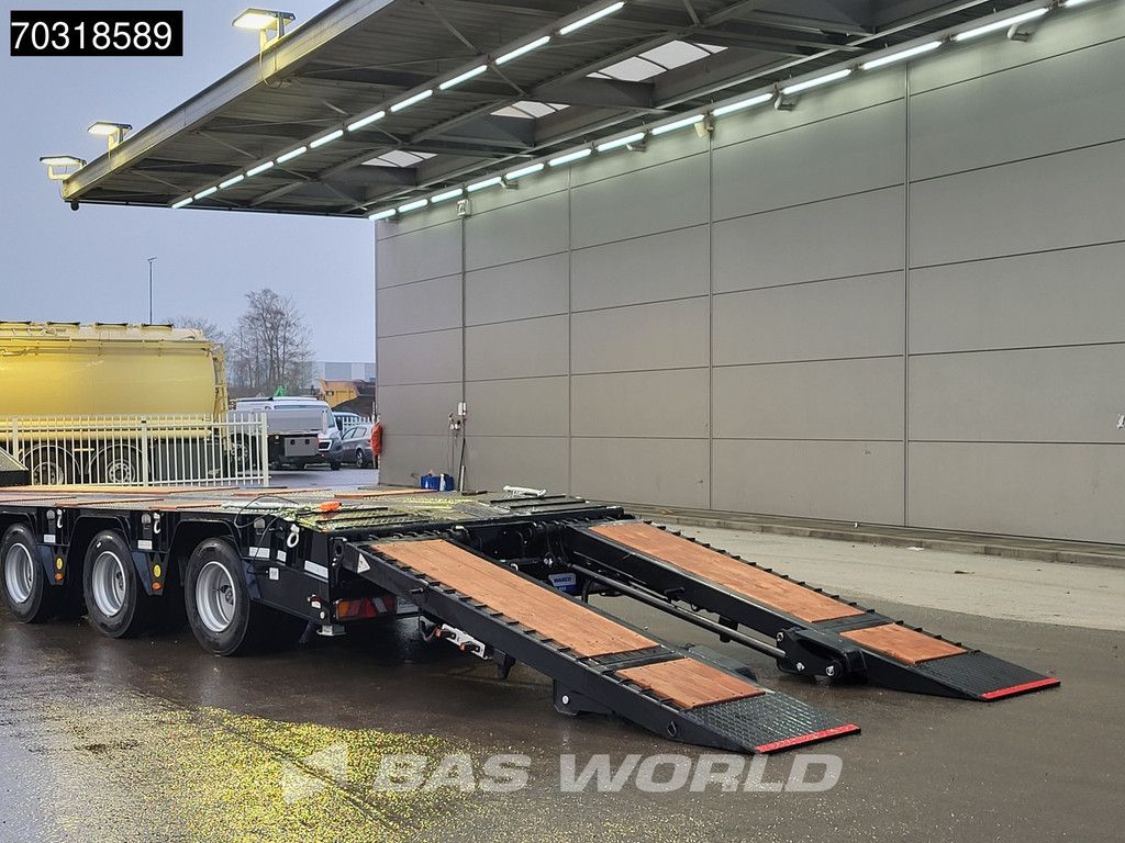 GVN LOWBED 3 Achsen NEW! Lift + Steering Axle Hydraulic Foldable Ramps