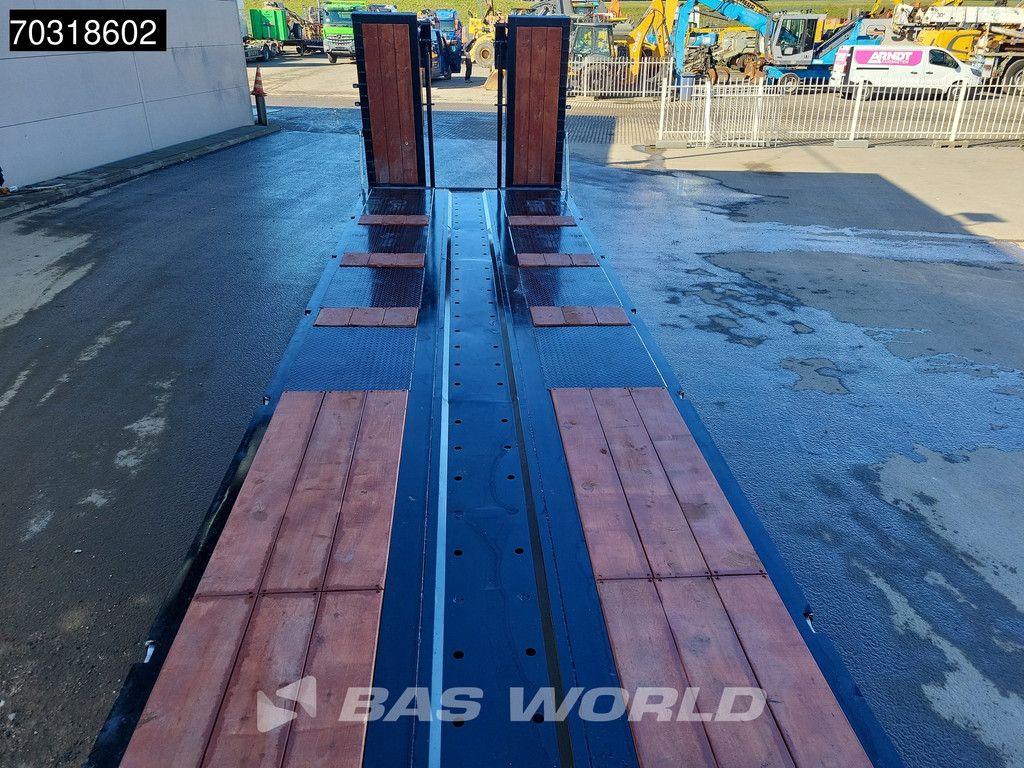 GVN LOWBED 4 axles NEW! Lifting Axle + 2x Steering Axle Hydraulic Ramps