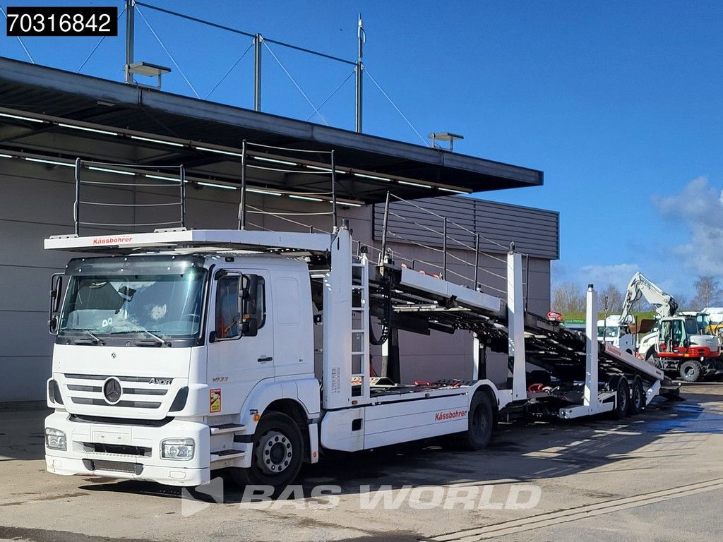 Mercedes Axor 1833 4X2 Kassbohrer SSV-01 car transporter combi 3-pedals Full Air Euro 3