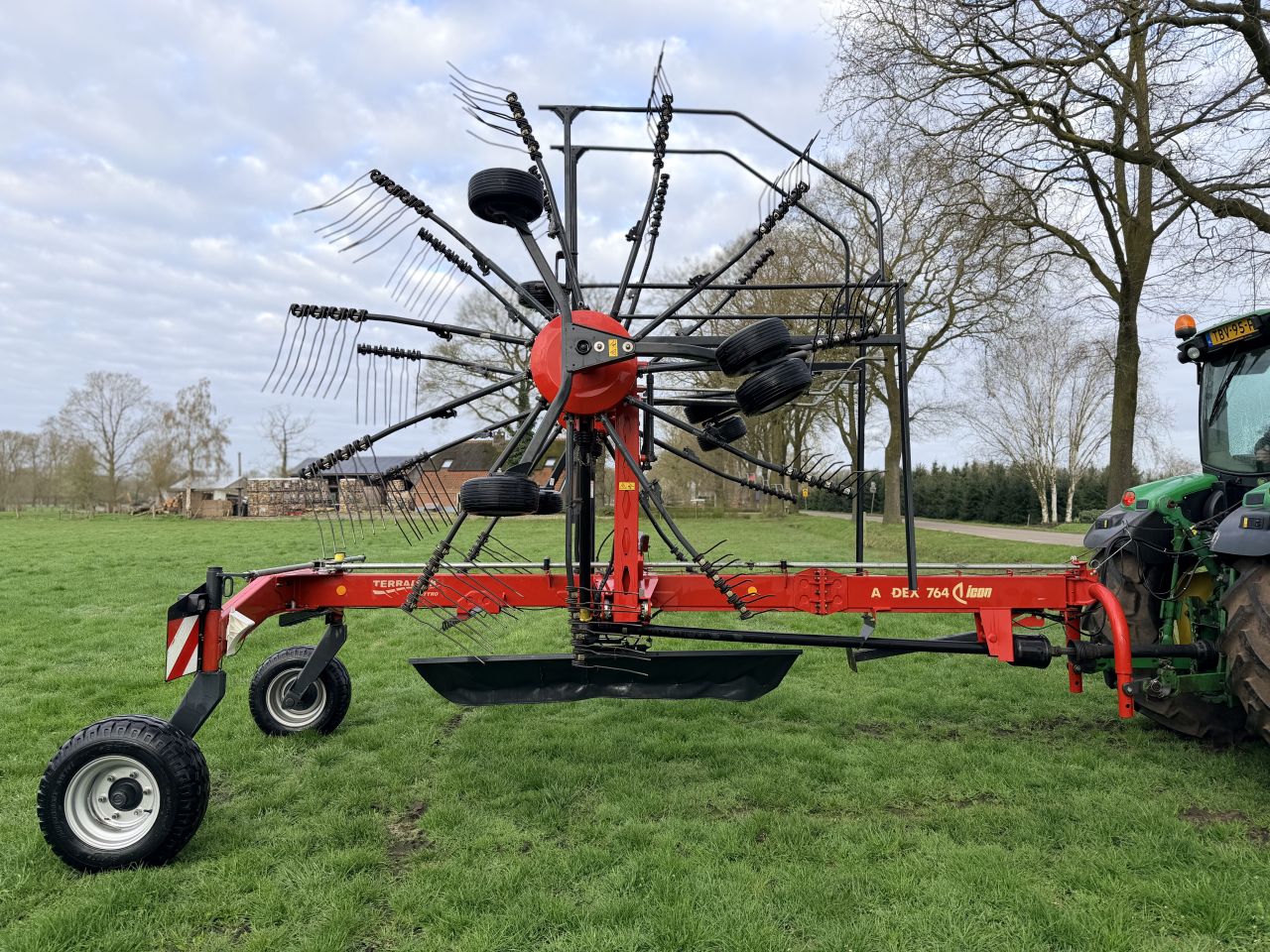 Vicon andex 764 Dubbele hark midden afleg