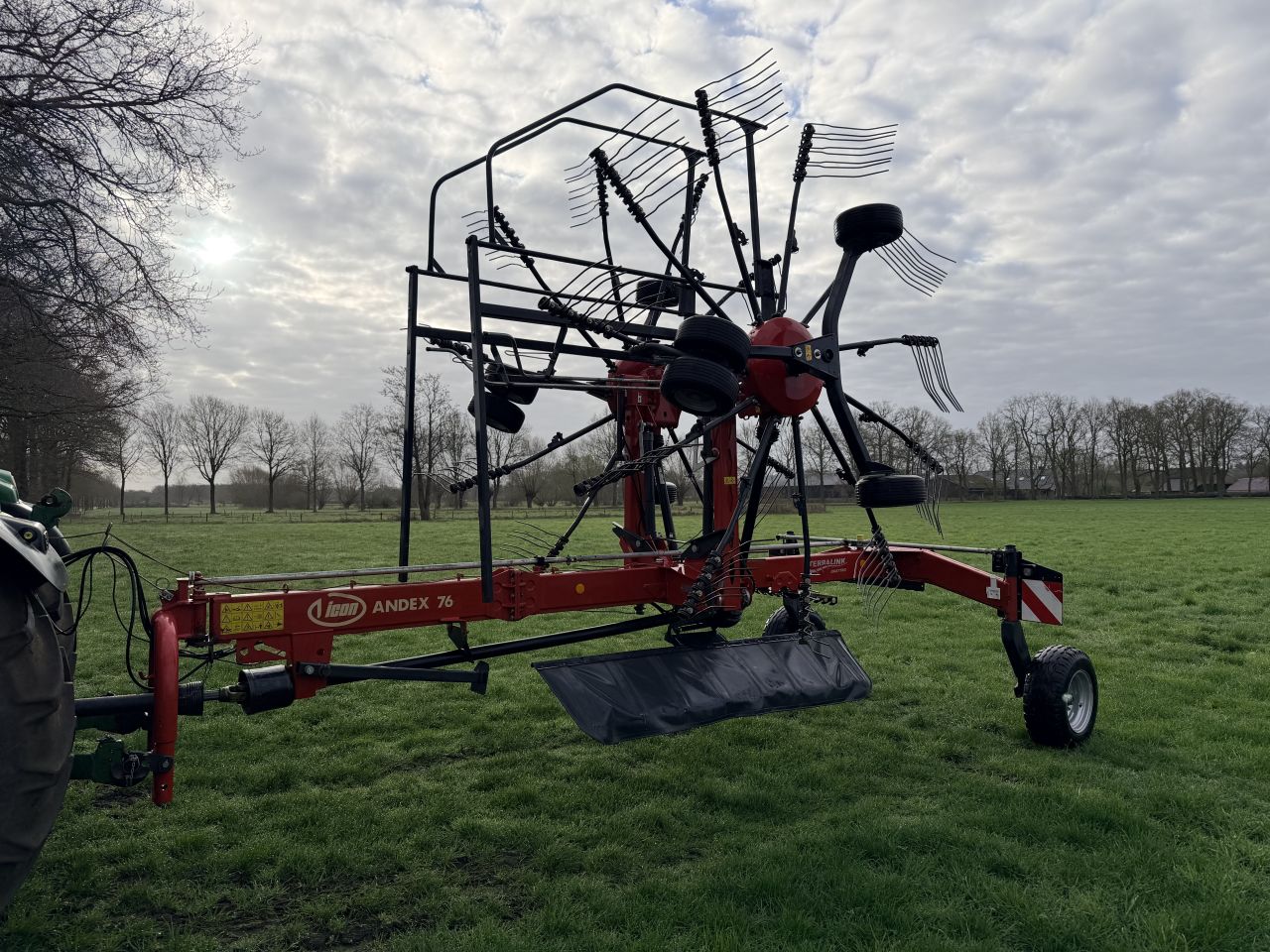 Vicon andex 764 Dubbele hark midden afleg