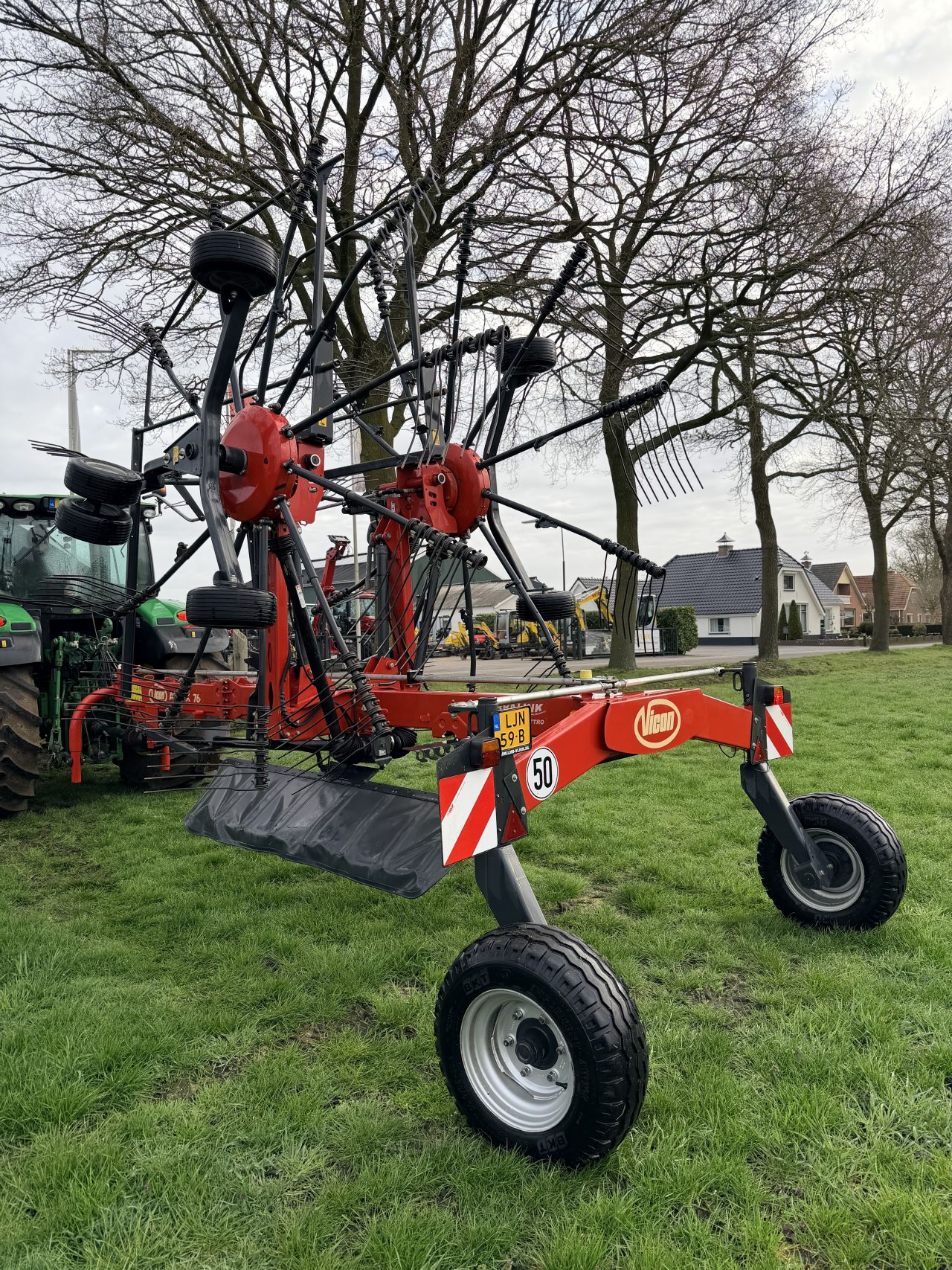 Vicon andex 764 Dubbele hark midden afleg