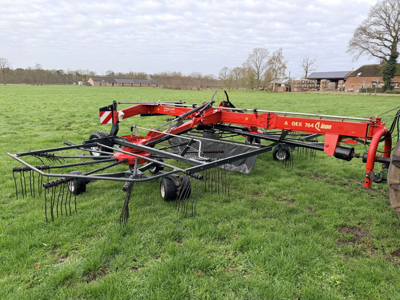 Vicon andex 764 Dubbele hark midden afleg