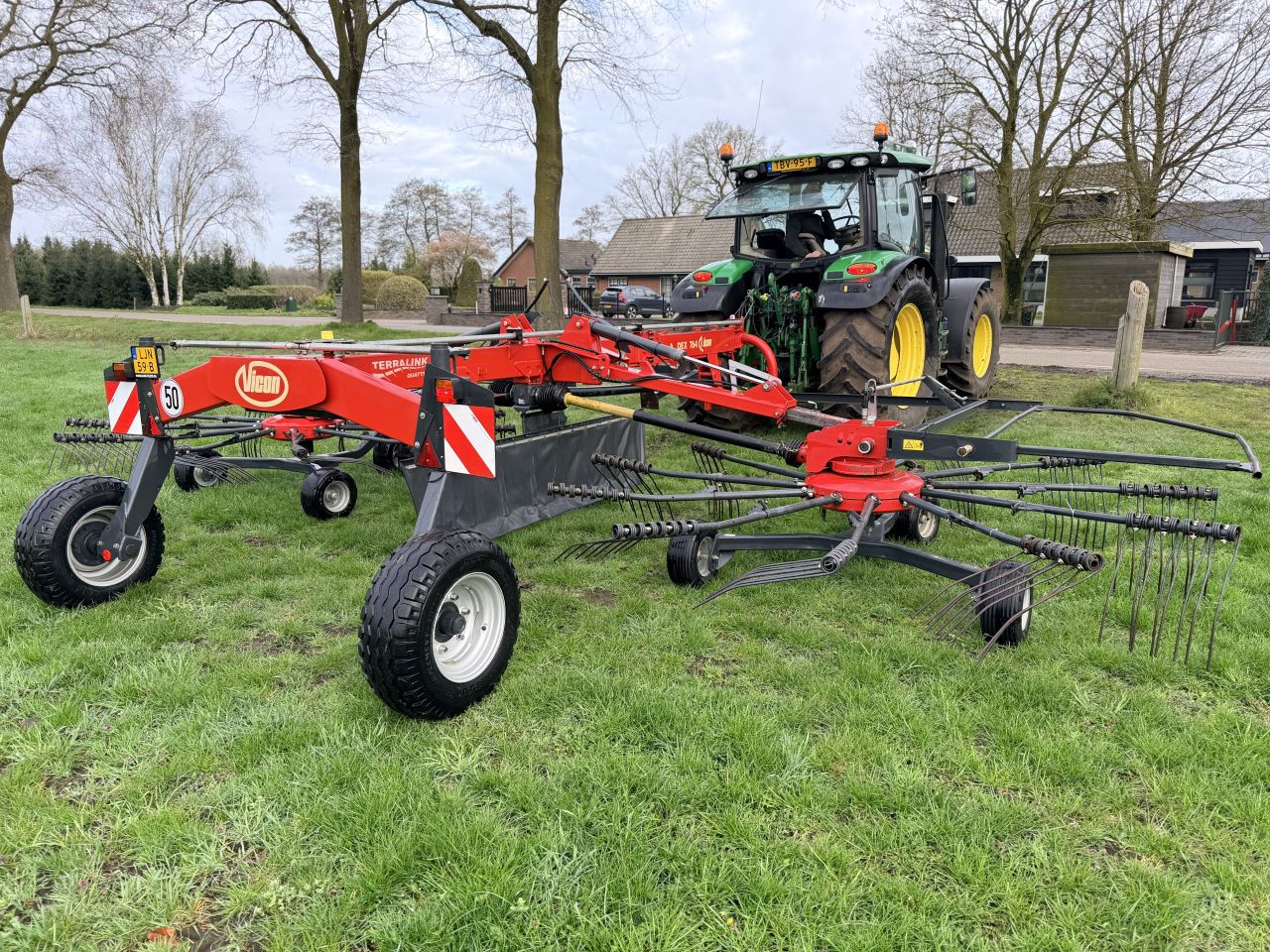 Vicon andex 764 Dubbele hark midden afleg