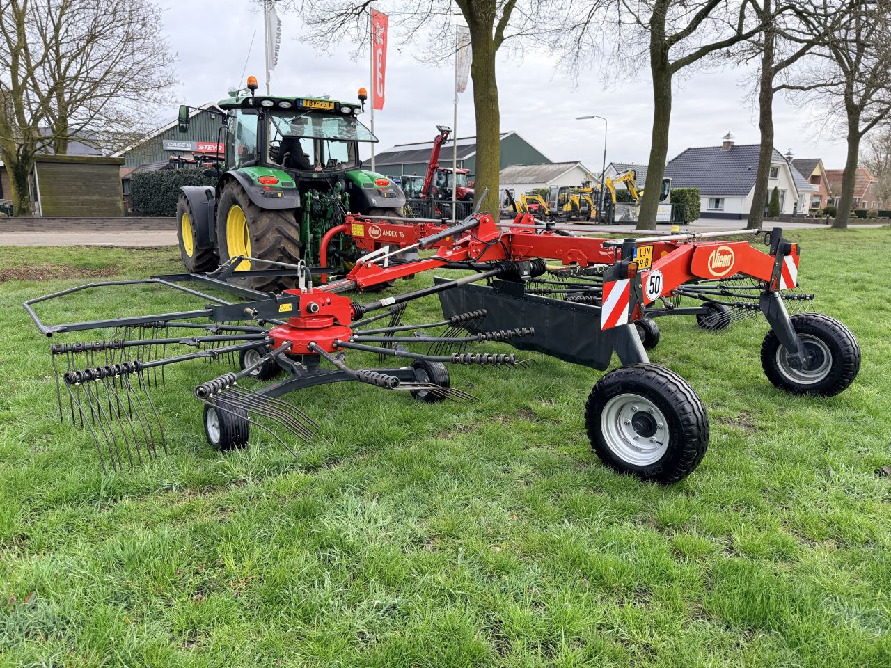 Vicon andex 764 Dubbele hark midden afleg