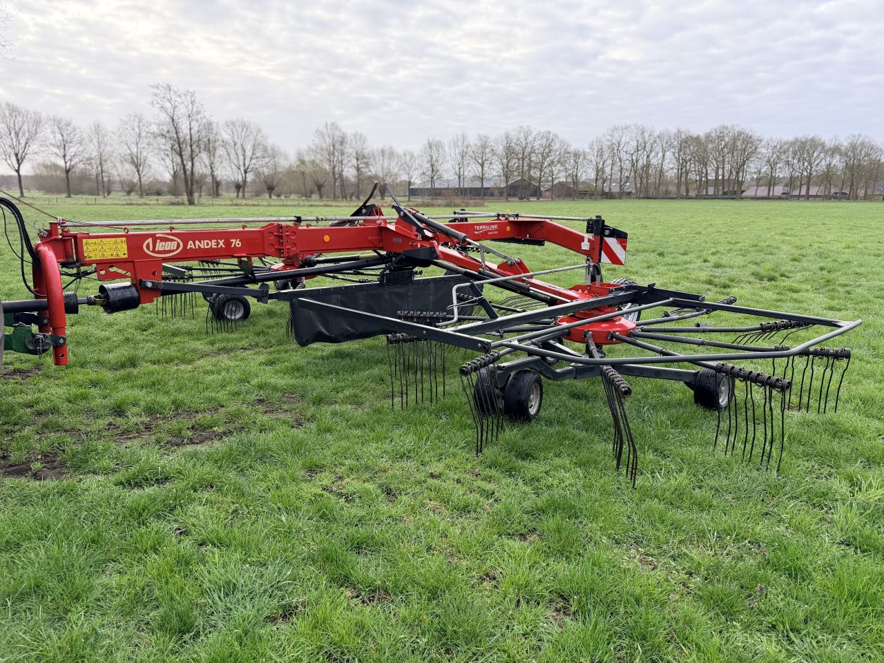 Vicon andex 764 Dubbele hark midden afleg