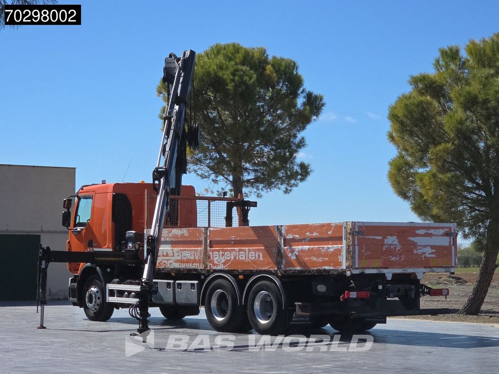 Renault Lander Premium 430 6X4 211 EP-4 HIDUO Kran Crane Automatic Airco Euro 5