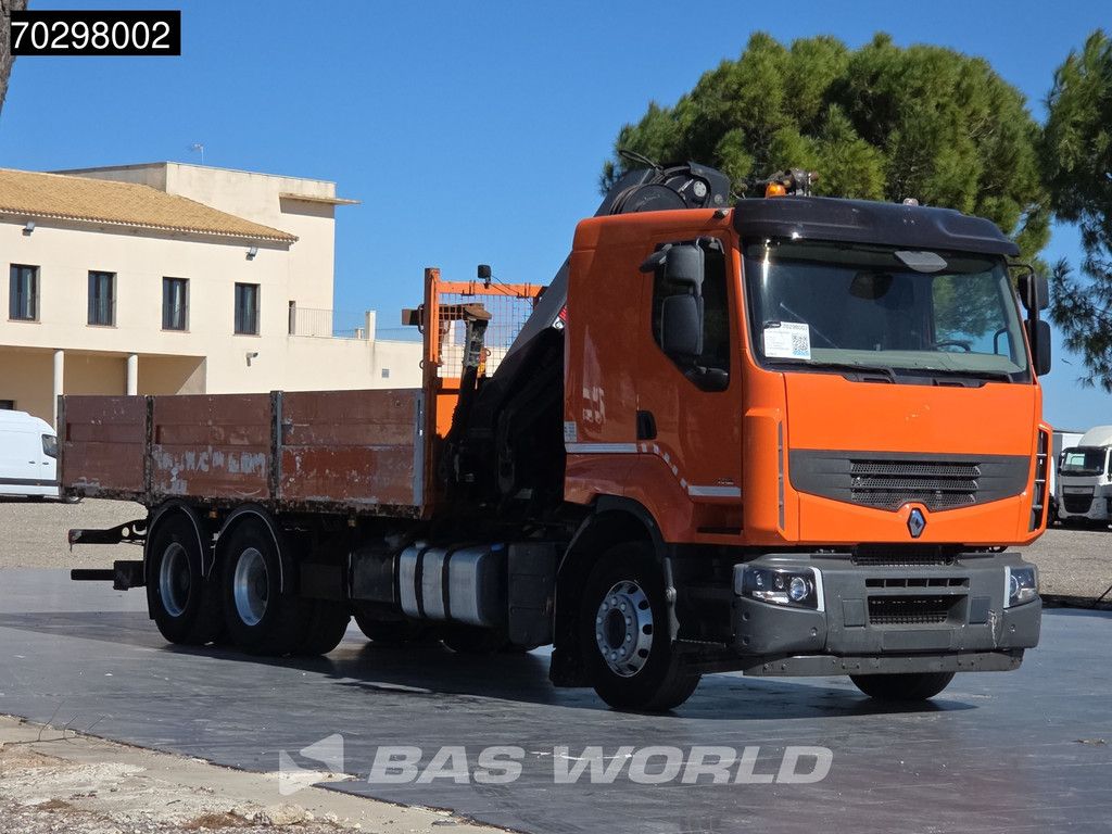 Renault Lander Premium 430 6X4 211 EP-4 HIDUO Kran Crane Automatic Airco Euro 5