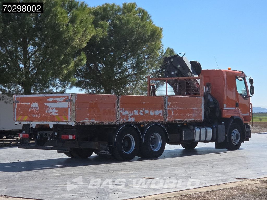 Renault Lander Premium 430 6X4 211 EP-4 HIDUO Kran Crane Automatic Airco Euro 5