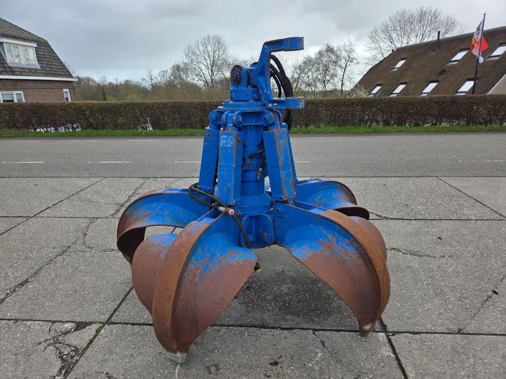 2X Roterende poliepgrijper 5 schalen