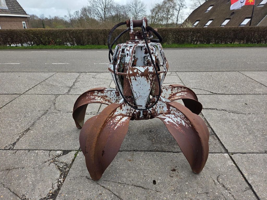 2X Roterende poliepgrijper 5 schalen