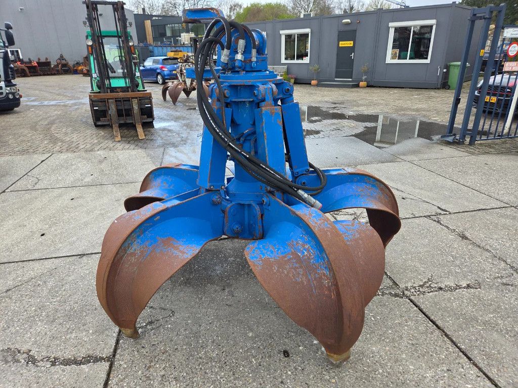 2X Roterende poliepgrijper 5 schalen