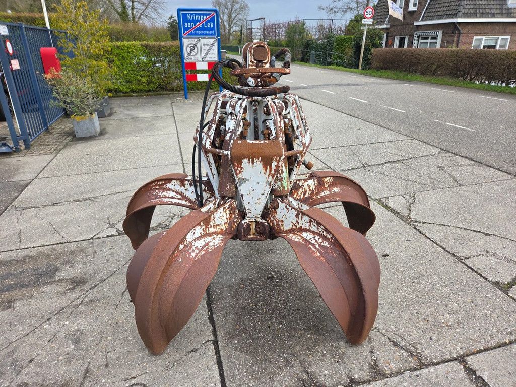 2X Roterende poliepgrijper 5 schalen