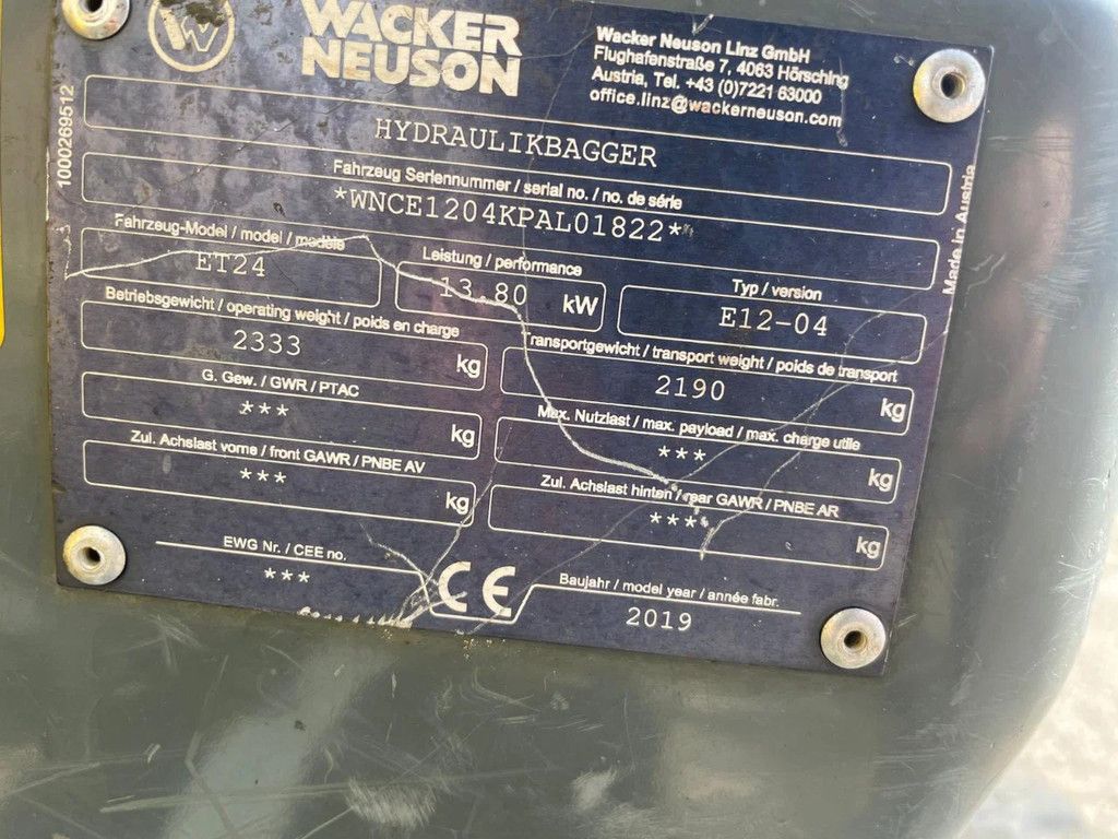 WACKER NEUSON ET 24 Graafmachine