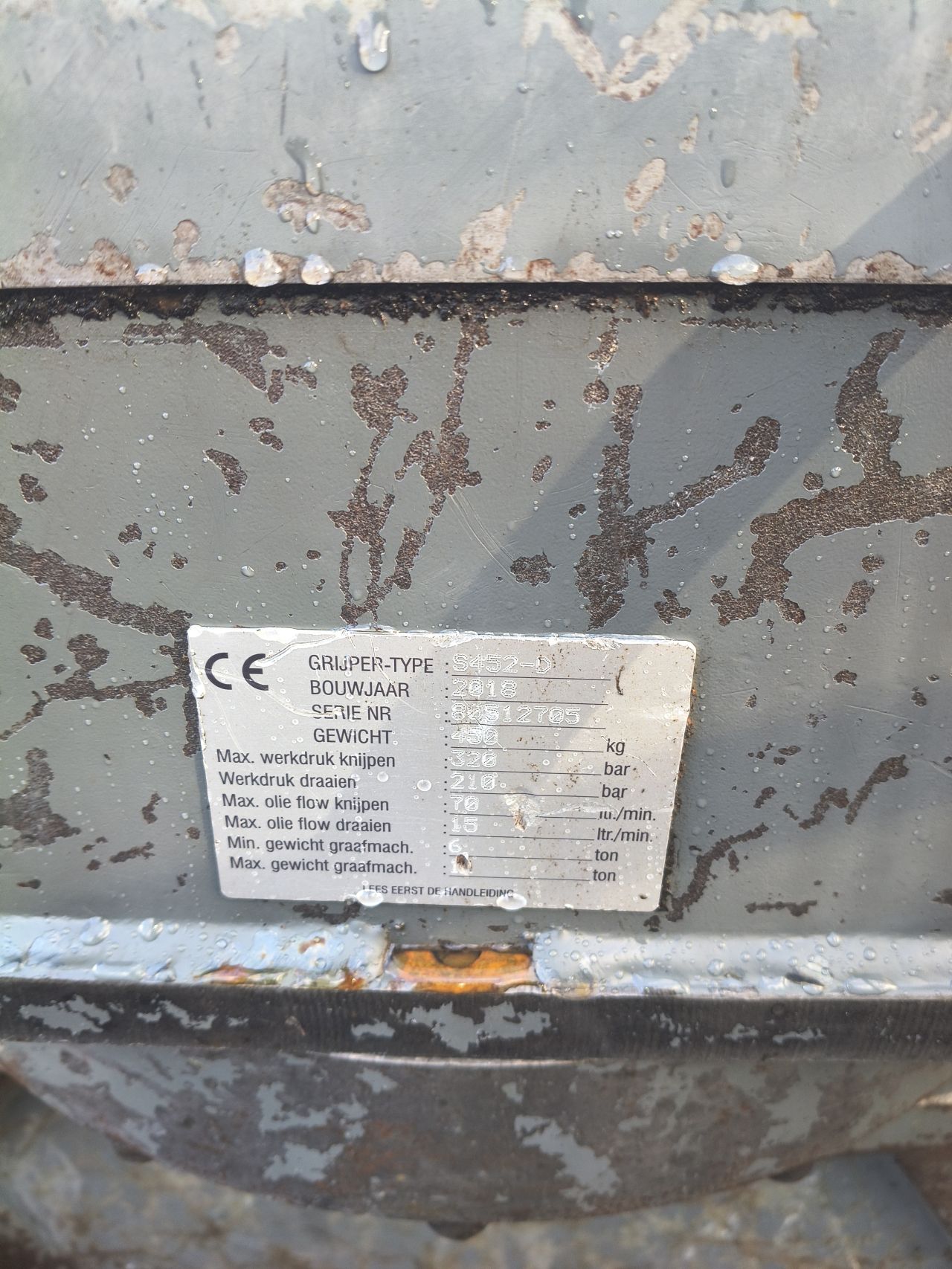 Sorteergrijper cw10 vematec zijtveld dehaco