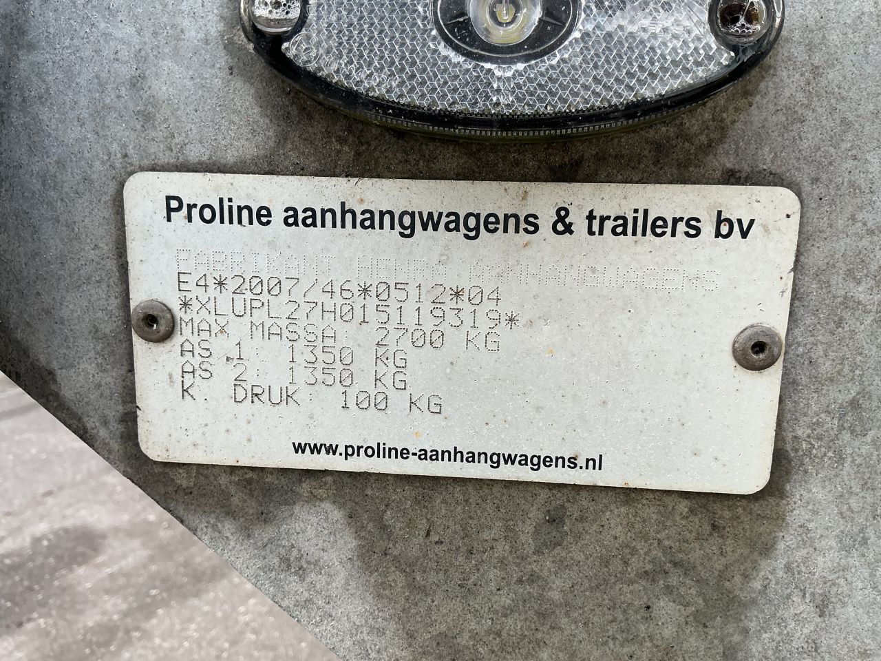 Te koop Autoambulance / Transporter Merk Proline izgs