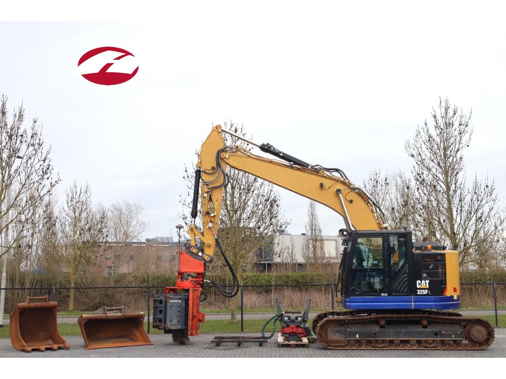 Caterpillar 325 F LCR | MOVAX SG-50V | ROTOTILT | SHEET PILE DRIVER