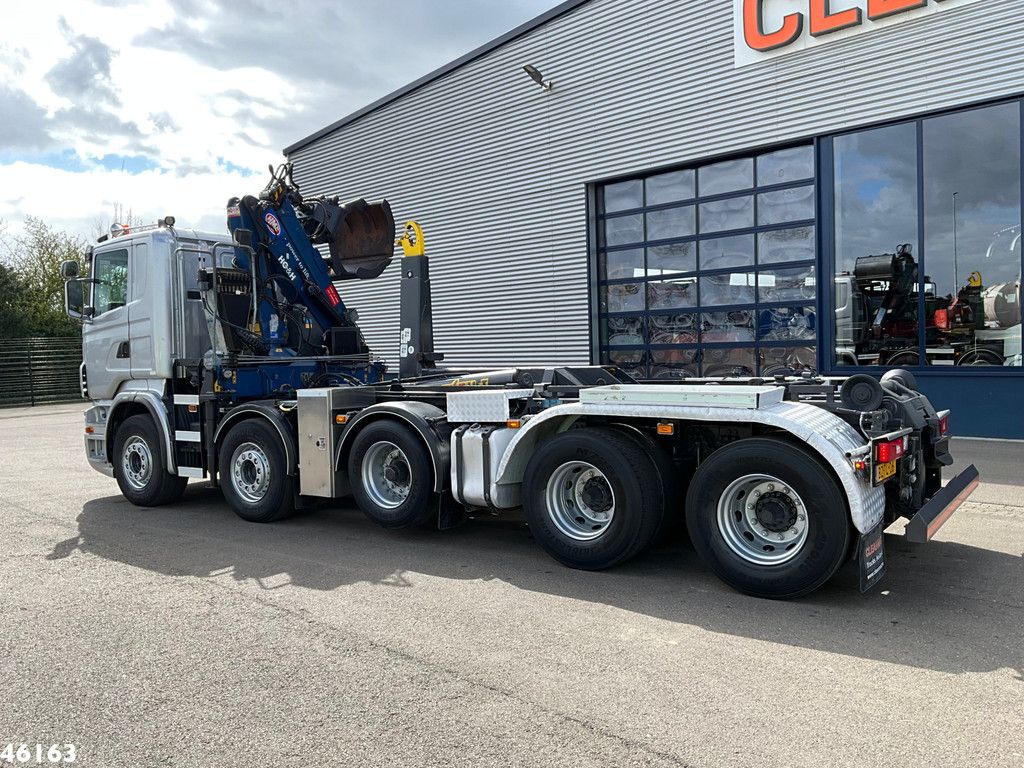 Scania R 480 10x4 Retarder HMF 16 Tonmeter Z-kraan