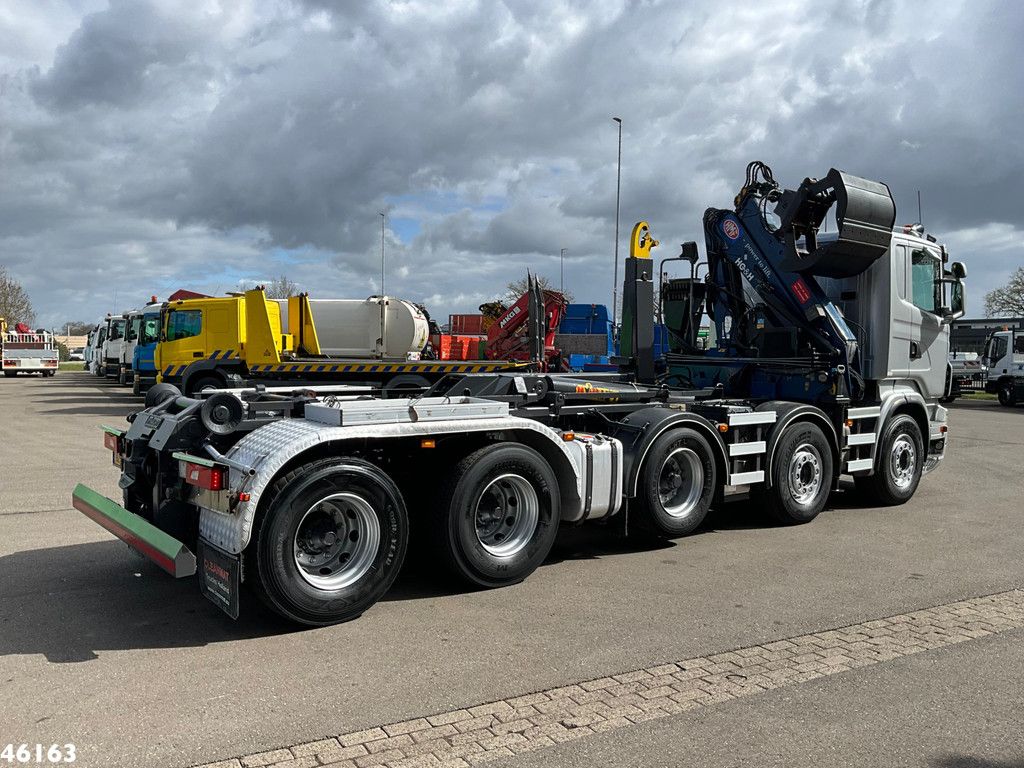 Scania R 480 10x4 Retarder HMF 16 Tonmeter Z-kraan