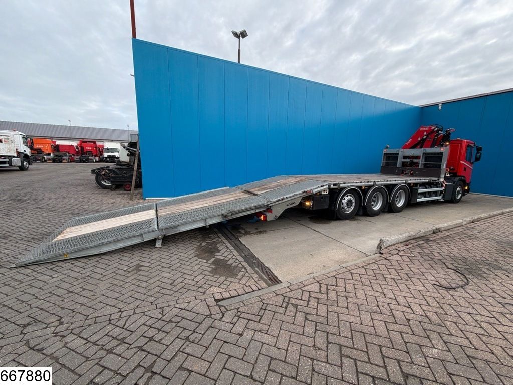 Scania G 410 XT EURO 6e, CNG, 8x4, Retarder, Fassi