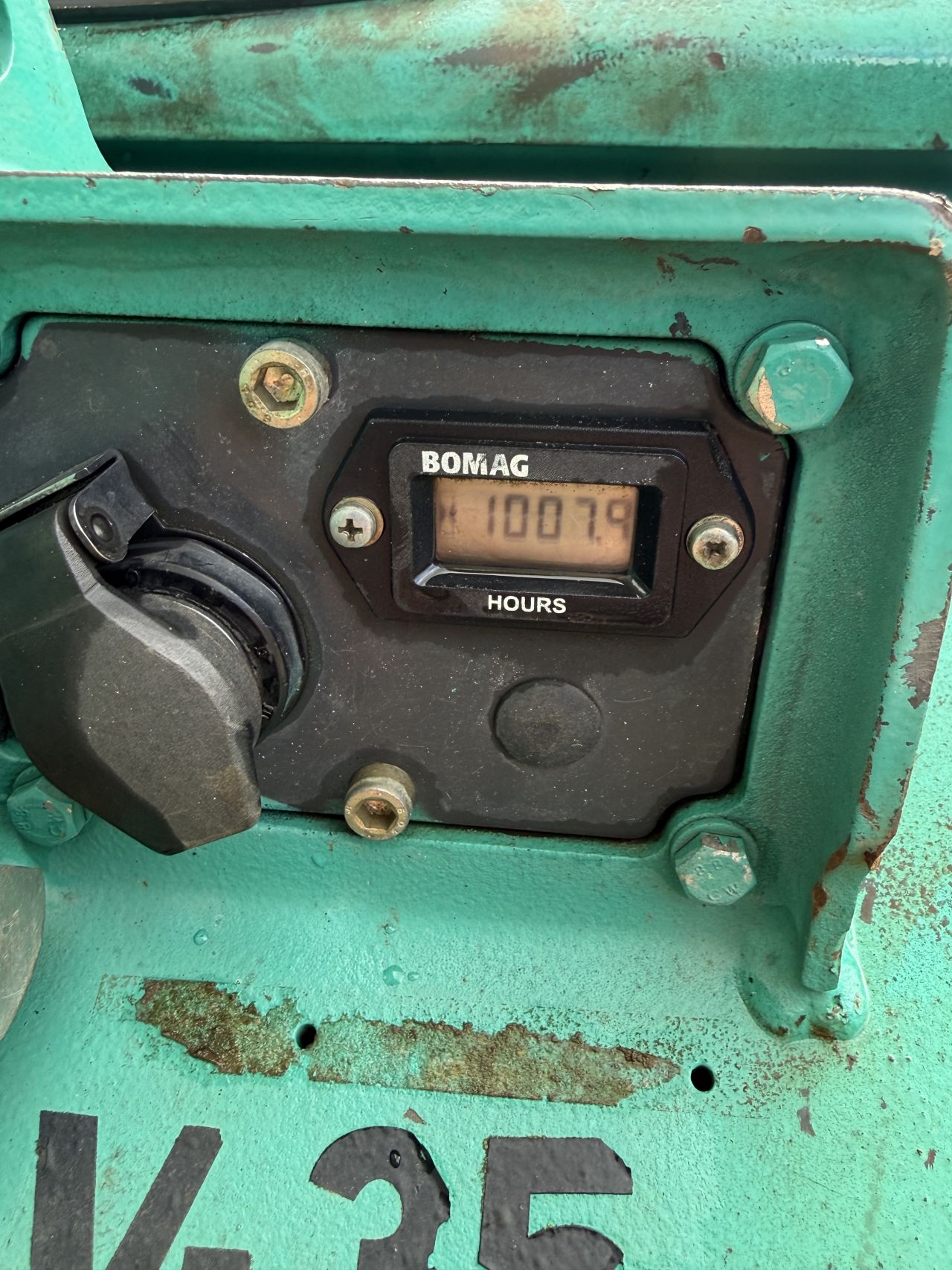 Bomag BPR 100/80 D trilplaat, Wacker Neuson