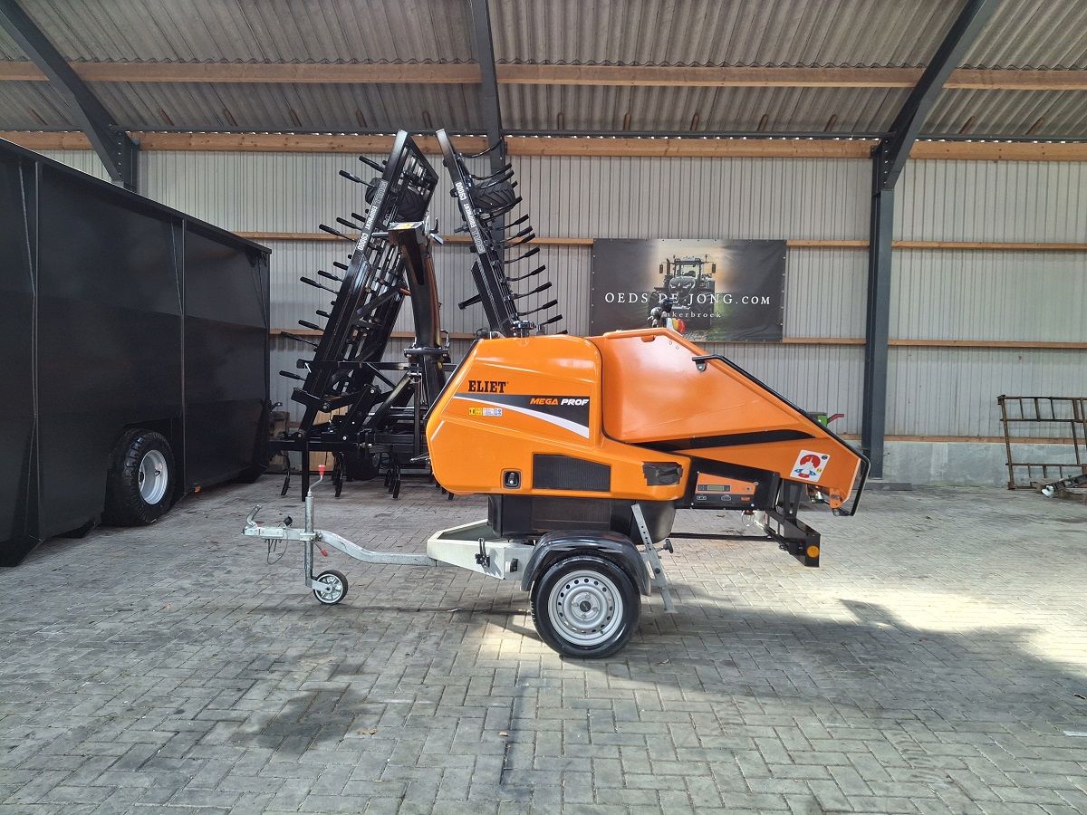 Eliet Mega Prof hakselaar, versnipperaar, BJ2020, Demo!