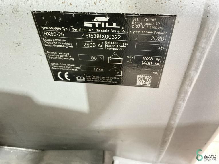Forklifts Electric Still RX60-25 2020