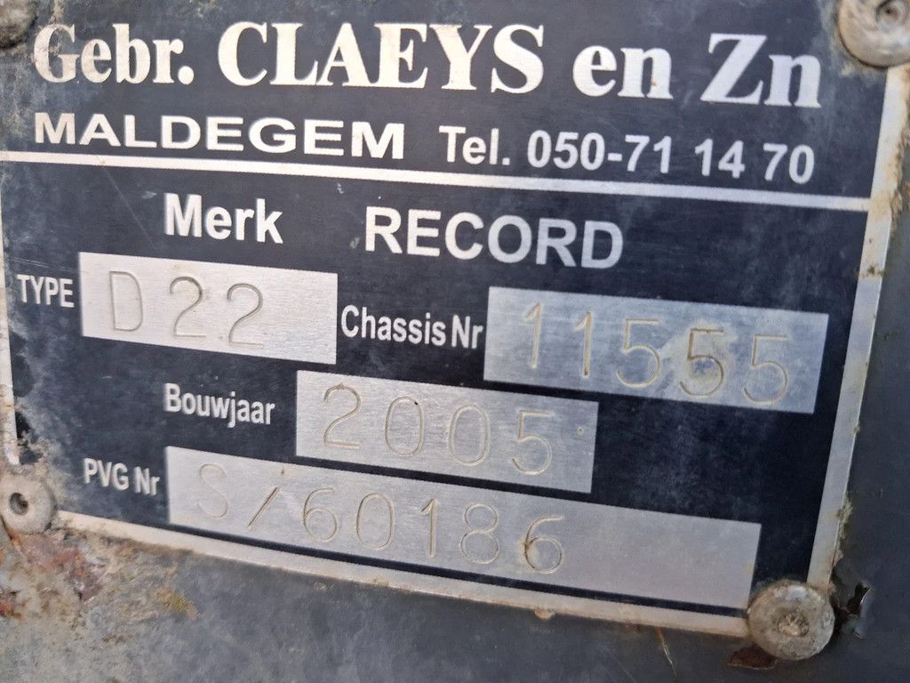 Joskin Record D22 kipper/dumper