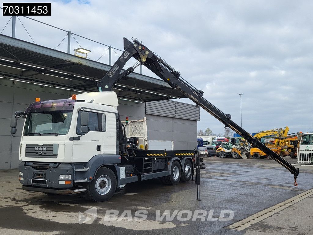 MAN TGA TGA 26.440 6X2 HIAB 322 E P-5 XS Kran Crane extendable loadfloor Lift-Axle Euro 4