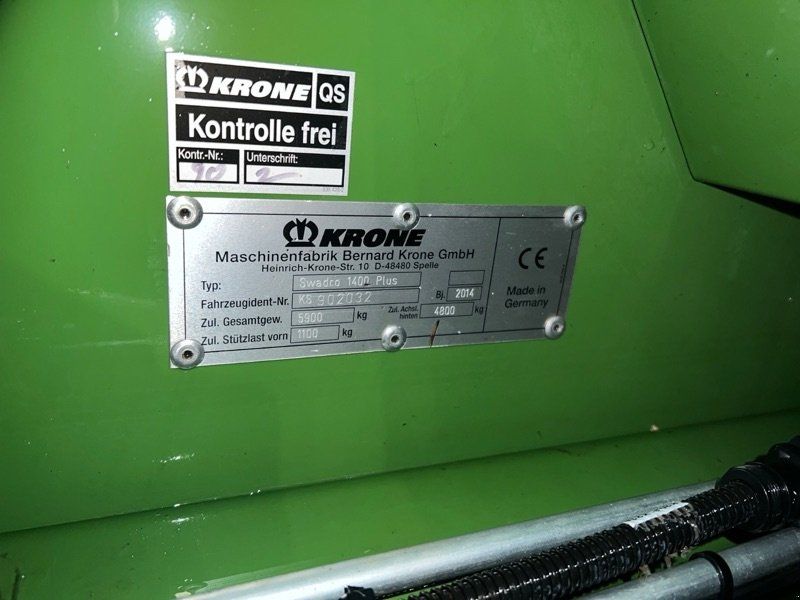 Krone Swadro 1400 Plus