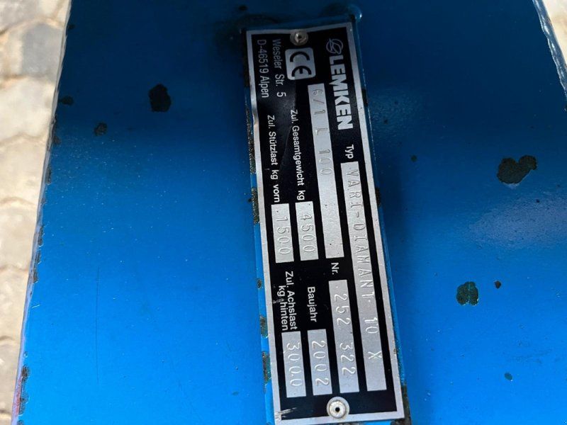 Lemken Vari-Diamant 10X  6+1 100